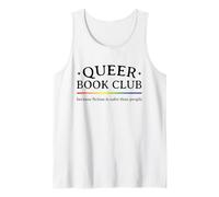 La ficción del Club de Lectura Queer es más Segura Que la Gente Orgullo Gay Camiseta sin Mangas