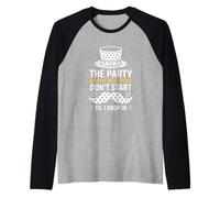 La fiesta no empieza hasta que caigo en NYE Camiseta Manga Raglan