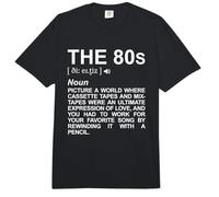 La Fiesta Retro del Diccionario de los 80 Comfort Colors Adult Heavyweight T-Shirt