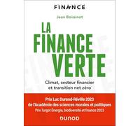 La finance verte: Climat, secteur financier et transition net zéro