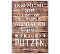 La Finesse em6200 Letrero de Madera, Das Meiste Auf Der Welt Geht Nicht Durch...
