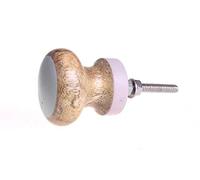 La Finesse kn916 Soltero Perilla de Madera para Puerta, Alacena, Gabinete y Cajones