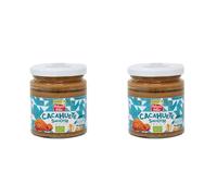 LA FINESTRA SUL CIELO Crema de Cacahuete Smoothy BIO, 200g (Paquete de 2)