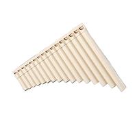 La Flauta De Pan Deslizante De Doble De 16 Tubos Y 18 Tubos Es Adecuada Para Que Los Estudiantes Desmonten La Boquilla Para Principiantes Flauta pan china (Color : 16 tubes off-white)