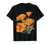 La flor silvestre naranja amapola de California Camiseta