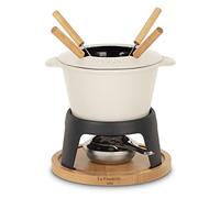 La Fonderie 1890 Fondue de Hierro Fundido, Beige, 4 personnes