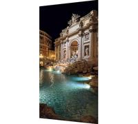 La Fontana de Trevi en Roma Diamond Painting Adultos, Diamond Painting Italia Pintura Diamante Niño DIY Cristal Bordado Punto de Cruz Manualidades para Decoración Pared Hogar Regalo 60x120cm byc9-v3