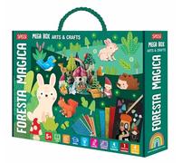 La foresta magica. Mega box arts & crafts. Ediz. a colori. Con Gioco (Sassi junior)