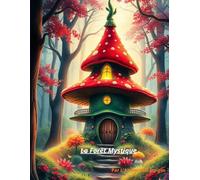 La Forêt Mystique : Livre de Coloriage Enchanté: 30 paysages féeriques et maisons champignons à colorier pour adultes et enfants.
