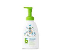 La formación de espuma del plato y del jabón de la botella, sin fragancia, 16 fl oz (473 ml) - BabyGanics