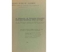 La Formation Du Personnel Dencadrement Dans Lentreprise Détat Au Congo