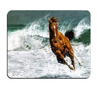 La Foto escénica de la Naturaleza del Caballo de los Animales modificó el rectángulo para requisitos particulares Mousepad, cojín de ratón