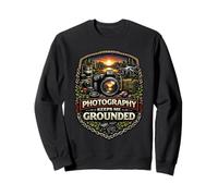 La fotografía me Mantiene Conectado a Tierra Enfoque Creativo Diseño de mentalidad Sudadera