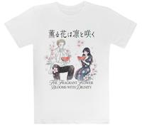 La Fragante Flor Florece Camiseta Blanca para Niños Camiseta De Manga Corta para Niños Kids White tee Children Short Sleeve T-Shirt
