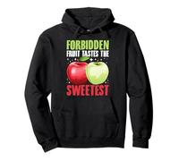La fruta prohibida sabe la manzana más dulce Sudadera con Capucha