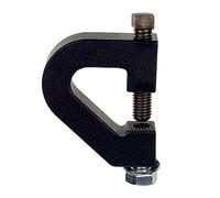 La fuente de luz Purlin cierres de abrazadera de tubo, 1/2 ", negro anodizado