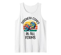 La fuerza de concienciación sobre el autismo viene en todas las formas de entrenamiento en el gimnasio Camiseta sin Mangas