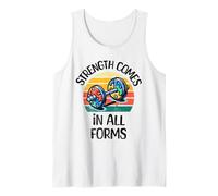 La fuerza de concienciación sobre el autismo viene en todas las formas de entrenamiento en el gimnasio Camiseta sin Mangas
