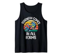 La fuerza de concienciación sobre el autismo viene en todas las formas de entrenamiento en el gimnasio Camiseta sin Mangas