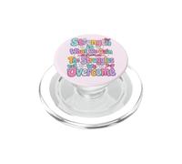La Fuerza es lo Que ganamos de Las luchas Que superamos PopSockets PopGrip para MagSafe