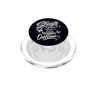 La Fuerza es lo Que ganamos de Las luchas Que superamos PopSockets PopGrip para MagSafe