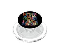La Fuerza es lo Que ganamos de Las luchas Que superamos PopSockets PopGrip para MagSafe