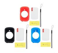 La funda de silicona para Garmin Edge 830 GPS proporciona una protección fiable contra arañazos y desgaste mientras permite el acceso a todos los botones y carga (negro)