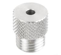 La funda de taladro de acero inoxidable para plantilla de clavija M14 permite una ubicación precisa del agujero y minimiza el movimiento de la broca en madera (4 mm)