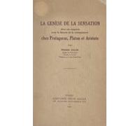La Genèse De La Sensation Dans Ses Rapports Avec La Théorie De La Conn