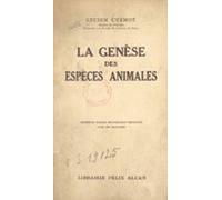 La Genèse Des Espèces Animales (ebook)