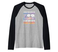 La Gente Habla de mí a mis Espaldas y Soy como Impresionante Camiseta Manga Raglan