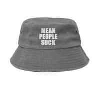 La Gente Mala Apesta Hombre Mujer Algodón Sombrero del Pescador Moda Gorro De Pescador Casuales Bucket Hat para Cámping Excursionismo Pesca