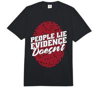 La Gente miente evidencia no investigadores Ciencia forense Comfort Colors Adult Heavyweight T-Shirt