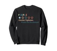 La Gente no recomendaría One Star Total Nightmare Womens Sudadera