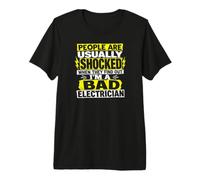 La Gente se sorprende Soy un Mal Electricista Divertido Camiseta Premium