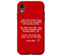La gente te decepcionará Jesús no Juan 8 59 Mateo 28 20 Carcasa para iPhone XR