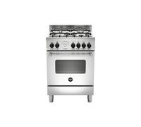 LA GERMANIA AMN664EXT Cocina 4 Fuegos Horno Eléctrico MULTI.9 Inox 60CMA