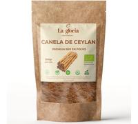 La Gloria Mediterránea Canela de Ceylán Premium en Polvo Ecológica 100% Bio Natural 500g - Ceylon Cinnamon Bio Sabor Dulce y Aromático