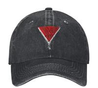 La Gorra de béisbol de Mezclilla del triángulo Rojo Deportes al Aire Libre Hip Hop Hats Verano Unisex Hombres Streetwear Gorra Snapback