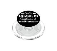 La Gracia de Dios es Suficiente 2 Corintios 12:9 PopSockets PopGrip para MagSafe