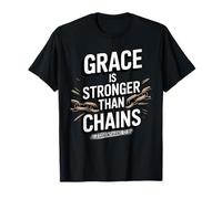 La Gracia es más Fuerte Que Las Cadenas 2 Corintios 12:9 Camiseta