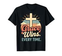 La gracia gana cada vez que una cruz cristiana nace de nuevo en Jesús Camiseta