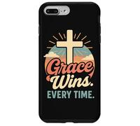 La gracia gana cada vez que una cruz cristiana nace de nuevo en Jesús Carcasa para iPhone 7 Plus/8 Plus
