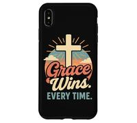 La gracia gana cada vez que una cruz cristiana nace de nuevo en Jesús Carcasa para iPhone XS Max