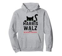 La Graciosa Gata Electoral de Harris Waltz 2024 Kamala Harris Tim Walz Sudadera con Capucha