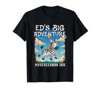 La Gran Aventura de Ed's Murfreesboro 2025 Ed La Cebra capturada Camiseta