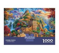 La Gran Muralla, China Rompecabezas 1000 Piezas De Lógica - para Adultos, Niños Y Toda La Familia, Puzzle Juego Didáctico, 52x38cm/1000pcs