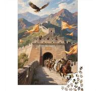 La Gran Muralla Puzzle 1000 Piezas, Gran Muralla Regalos, Juguete EduGatoivo, Decoración del Hogar, para Niños Mayores De 12 Años 1000pcs (75x50cm)