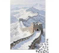 La Gran Muralla Puzzle De 1000, Gran Muralla DIY, Juguete EduGatoivo, Decoración del Hogar, para Niños Mayores De 12 Años 1000pcs (75x50cm)