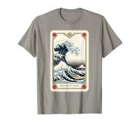 La Gran Ola Fuera de Kanagawa Tarot Carta Divertida Gran Ola Camiseta